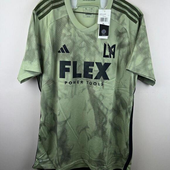 Adidas LAFC Los Angeles Football Club Smoke Green Soccer Jersey HI1873 Men’s: XL - Picture 1 of 8